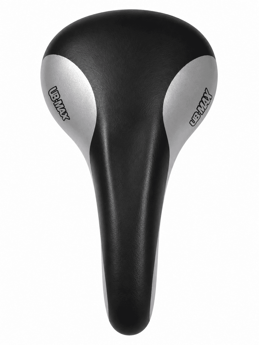ASIENTO PARA BICICLETA MARCA UBMAX NEGRO CON PLATA